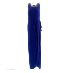 Ralph Lauren Formal Maxi Dress Rhinestone sz 10